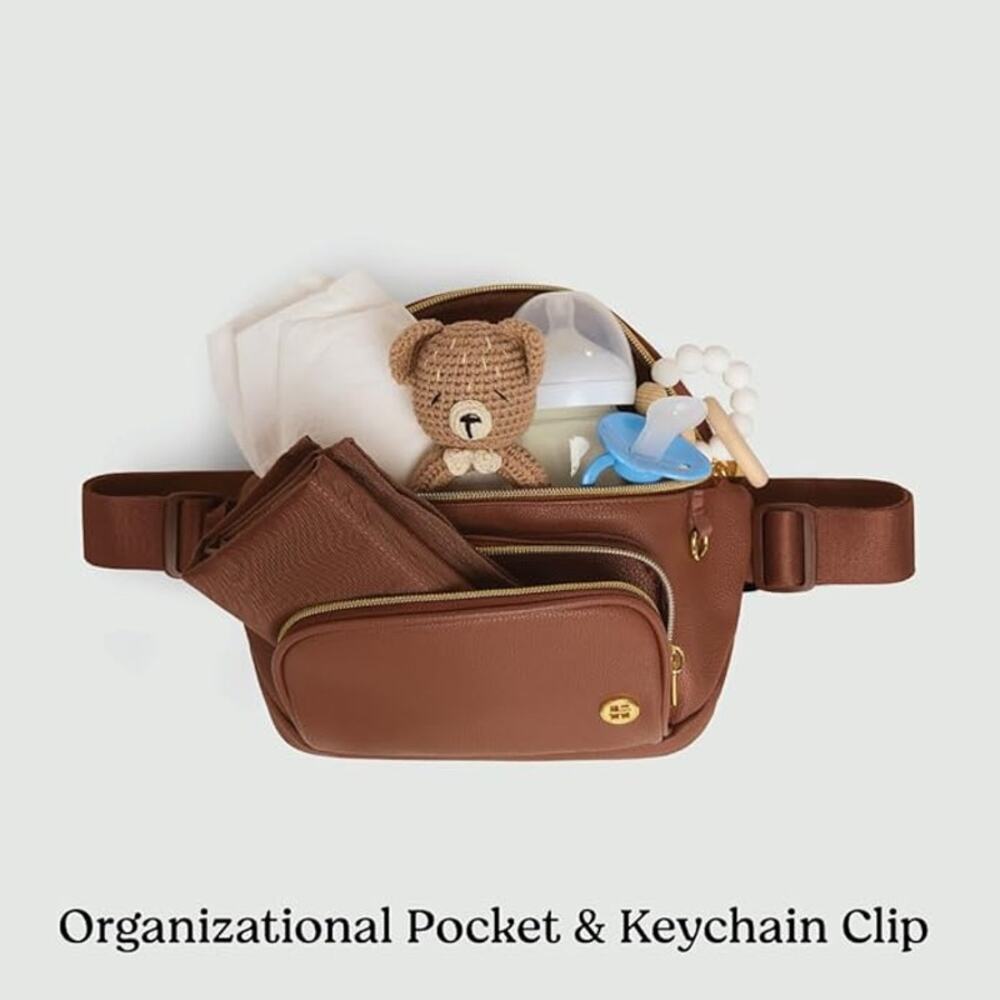HUGGIES Diaper Bag Waistpack Crossbody Organizer Baby Travel Bag On the Go - Picture 2 of 5